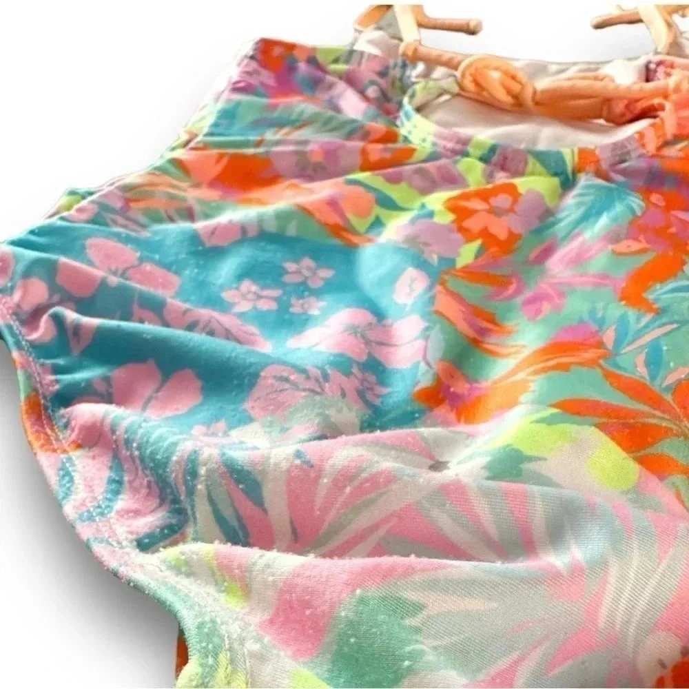 Cat & Jack | Tropical Floral One Piece Swimsuit (M) 🌺 - Picture 4 of 5